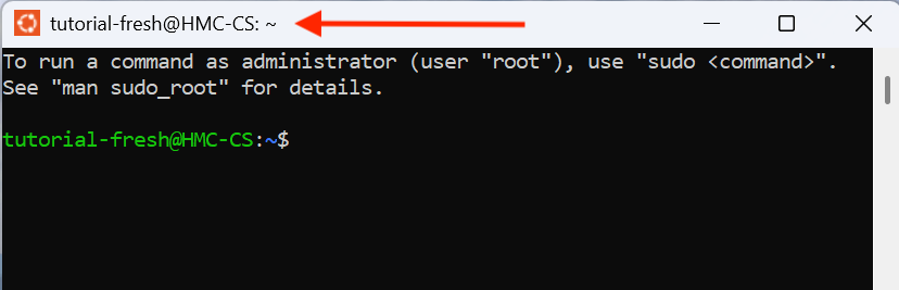 screenshot of an open ubuntu window